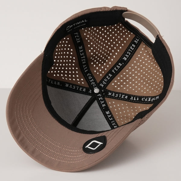 1324 - "CASCADE" 5 PANEL HAT | COFFEE