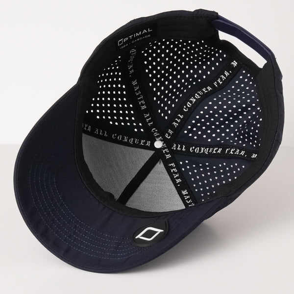 1324 - "CASCADE" 5 PANEL HAT | OCEAN BLUE