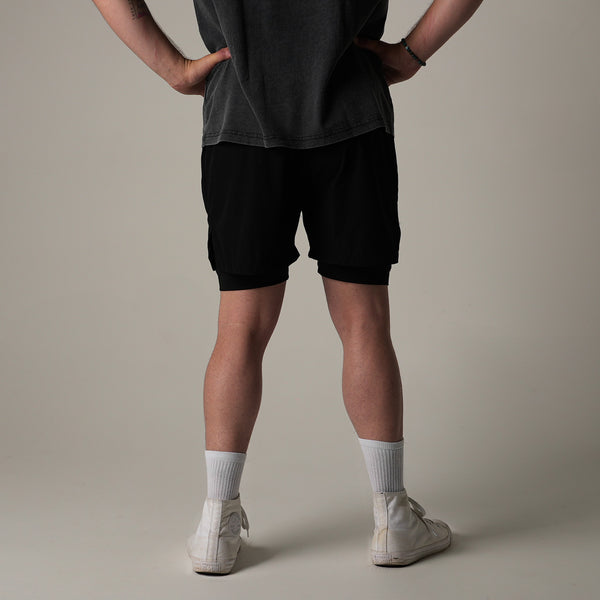 1224 - "NEXUS" TRAINING SHORTS | BLACK