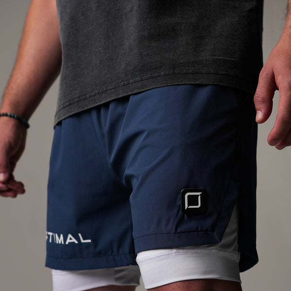 1224 - "NEXUS" TRAINING SHORTS | OCEAN BLUE