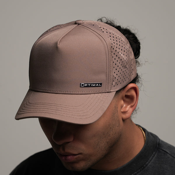 1324 - "CASCADE" 5 PANEL HAT | COFFEE
